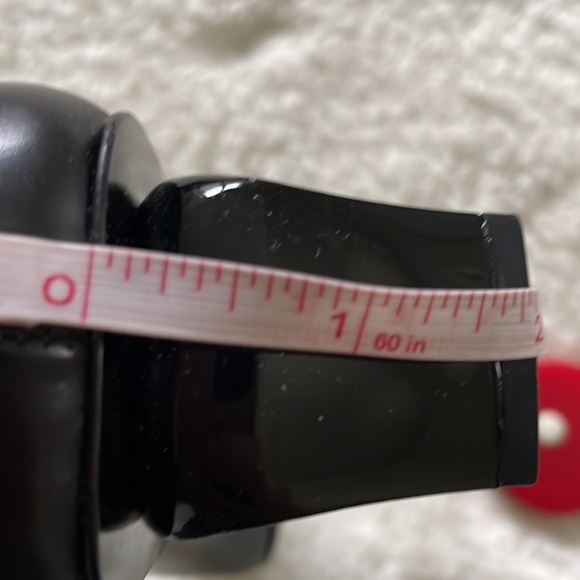 DKNY Leather Sean-40MM Pump In Black Size-8 1/2 NWT - Picture 7 of 14